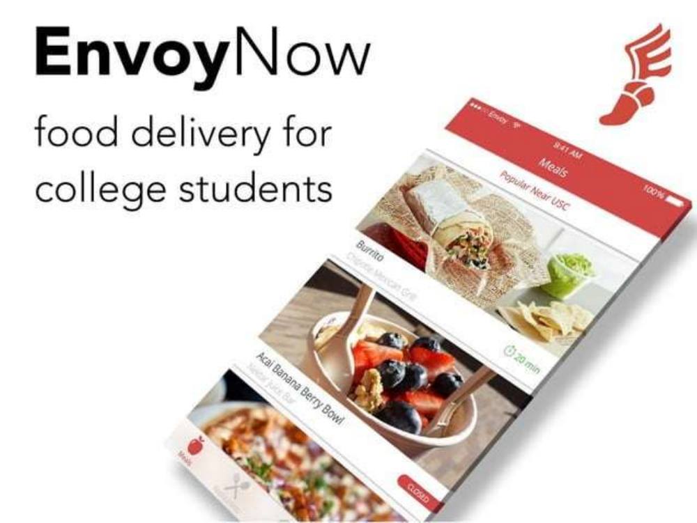 Envoynow pitch deck, cover slide
