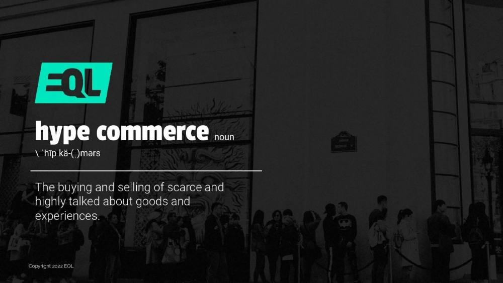 EQL pitch deck, cover slide