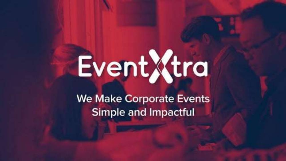 Eventxtra pitch deck, cover slide
