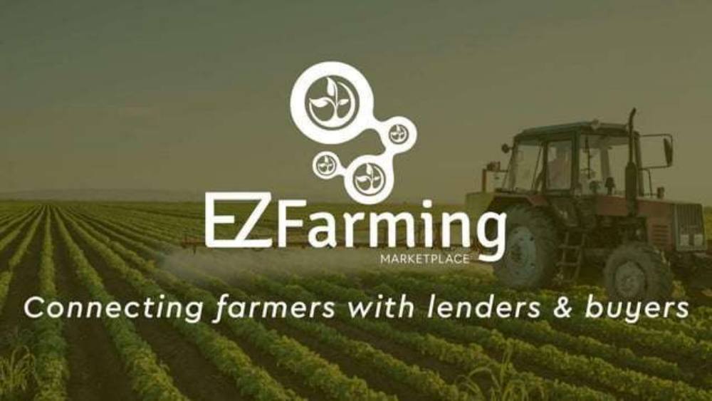 Ezfarming pitch deck, cover slide