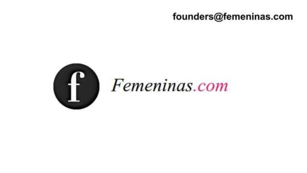 Femeninas pitch deck, cover slide