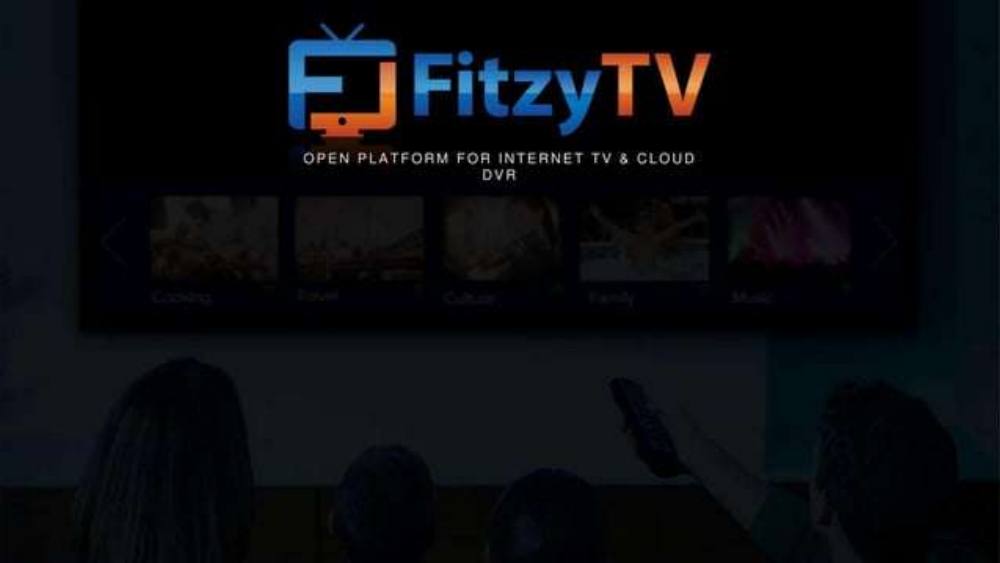fitzyTV pitch deck, cover slide