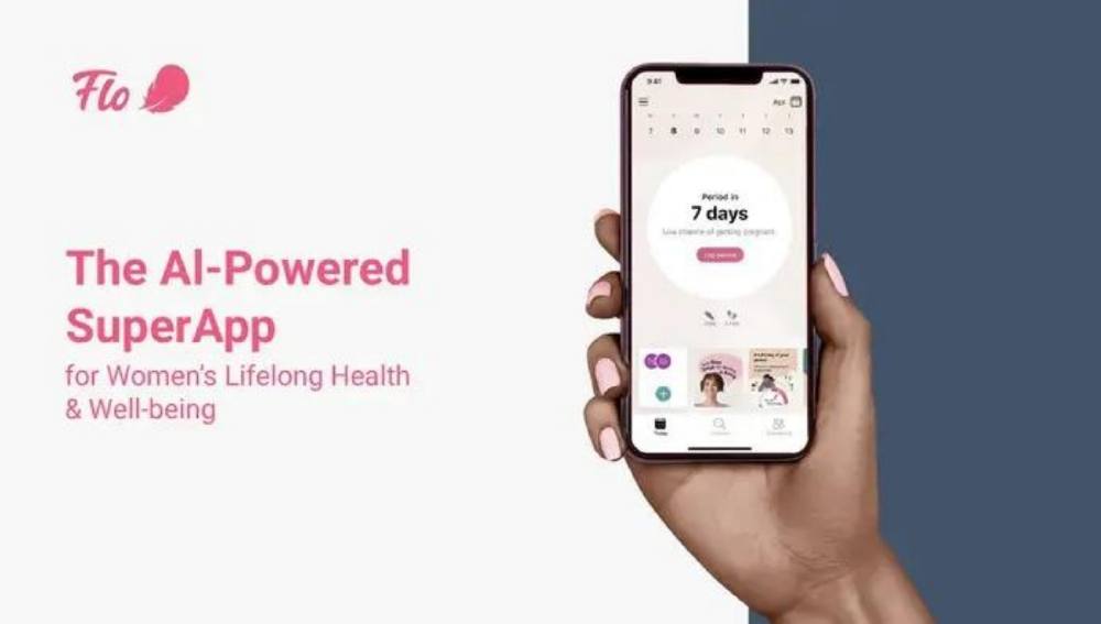 Flo Health pitch deck, cover slide