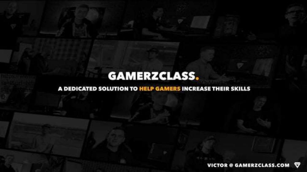 GamerzClass pitch deck, cover slide