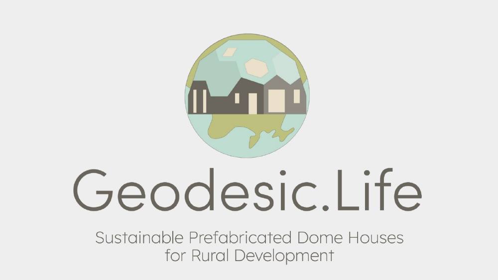 GeodesicLife pitch deck, cover slide