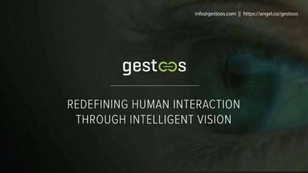 Gestoos pitch deck, cover slide
