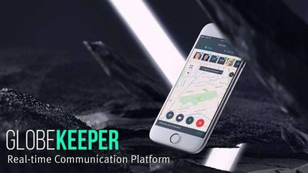 Globekeeper pitch deck, cover slide