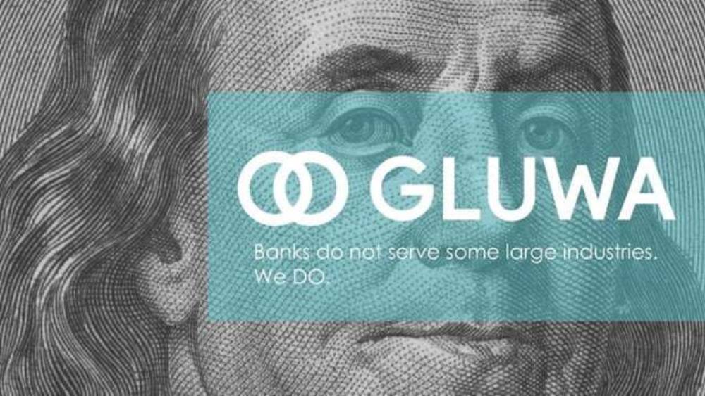 Gluwa pitch deck, cover slide