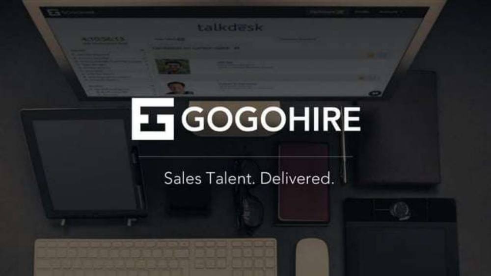 Gogohire pitch deck, cover slide
