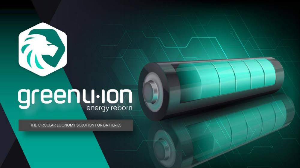 Green Li-ion pitch deck, cover slide