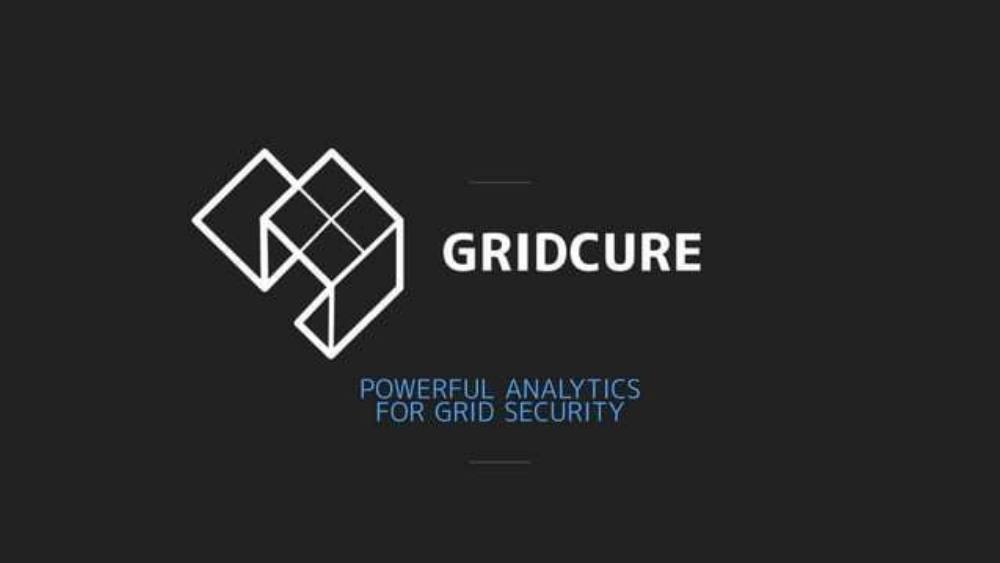 GridCure pitch deck, cover slide