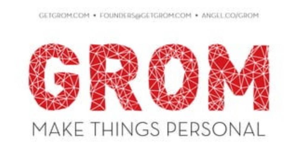 GROM pitch deck, cover slide