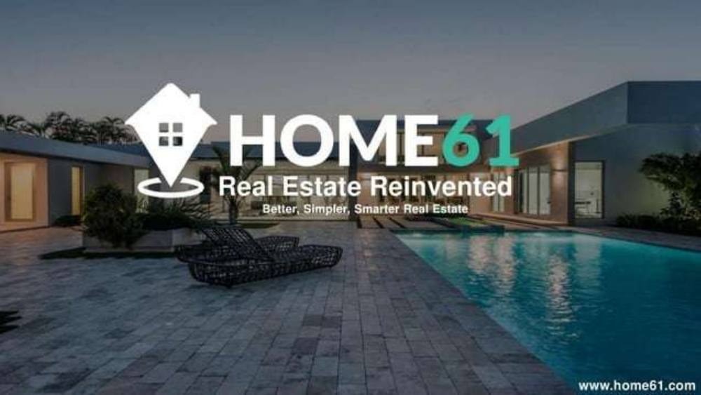Home61 pitch deck, cover slide