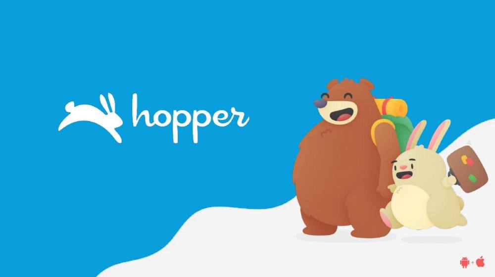 Hopper pitch deck, cover slide