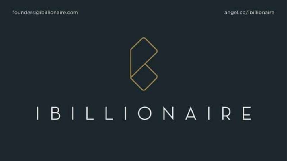 IBillionaire pitch deck, cover slide
