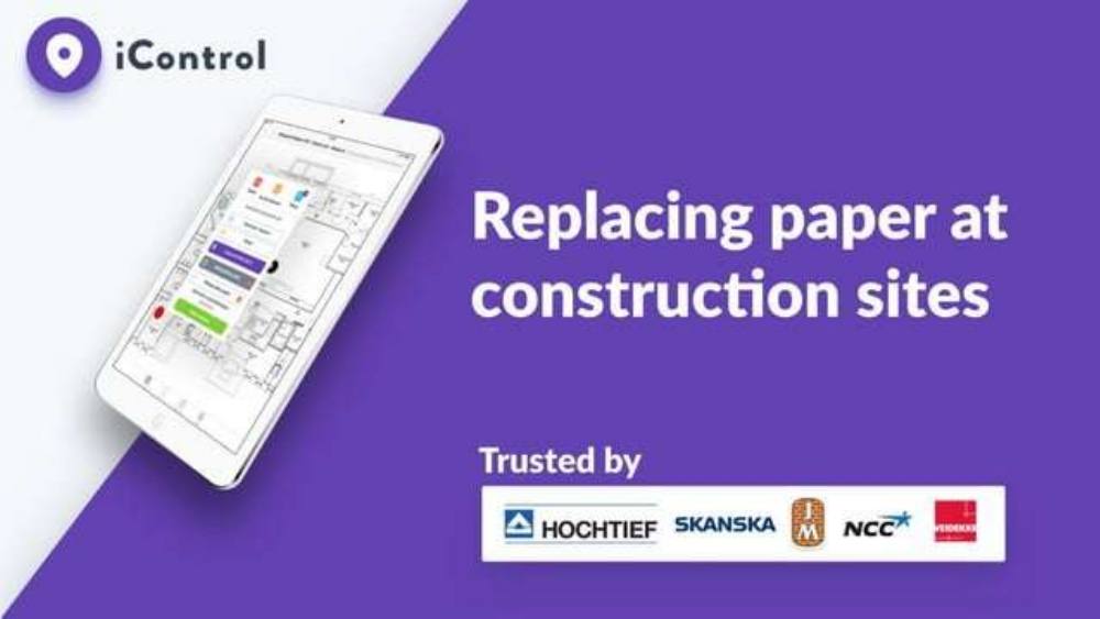 Icontrol pitch deck, cover slide
