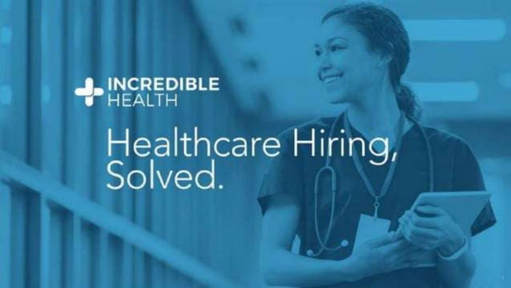 Incredible Health pitch deck, cover slide
