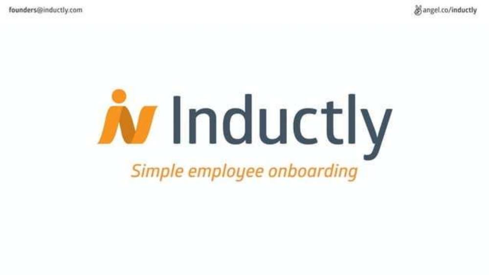Inductly pitch deck, cover slide