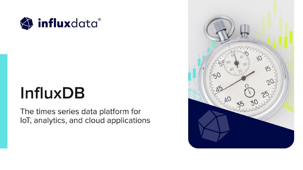 InfluxData pitch deck, cover slide
