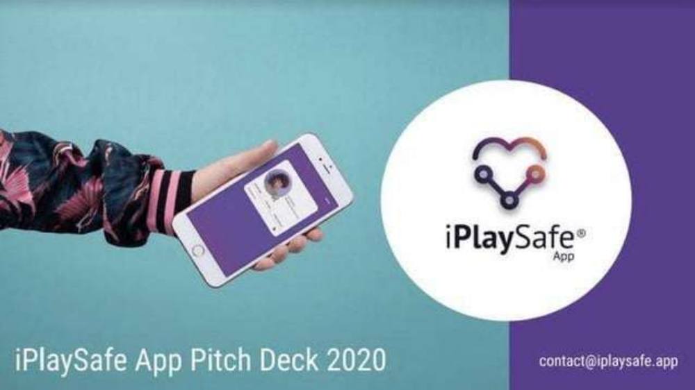 Iplaysafe pitch deck, cover slide