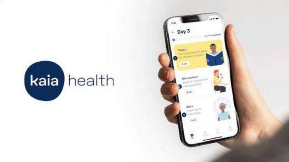 Kaia Health pitch deck, cover slide