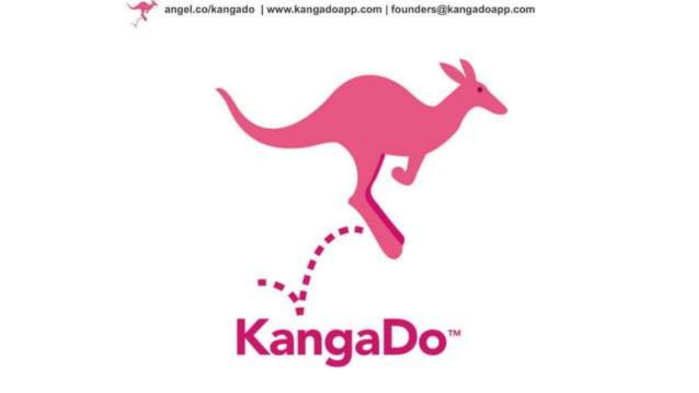 KangaDo pitch deck, cover slide