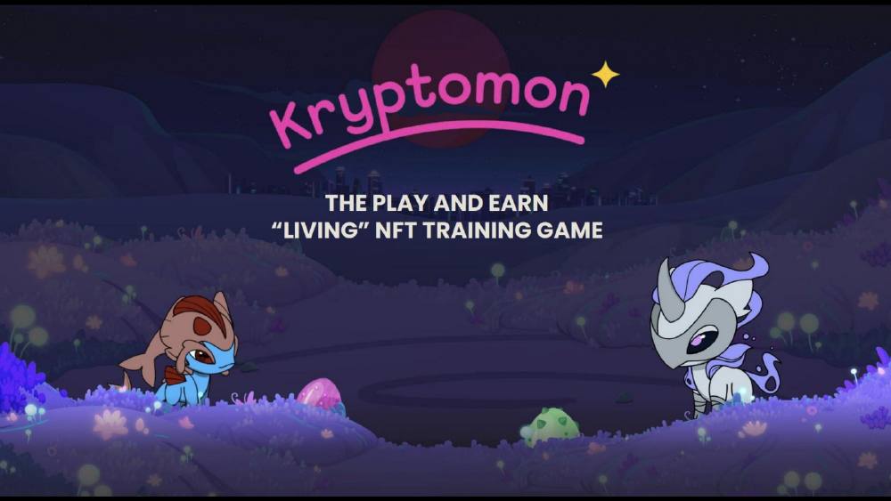 Kryptomon pitch deck, cover slide