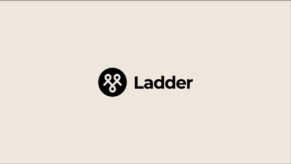 Ladder pitch deck, cover slide