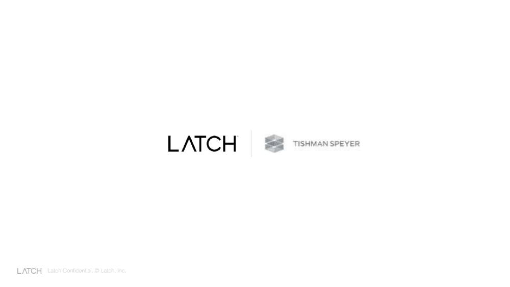 Latch Doorcom pitch deck, cover slide