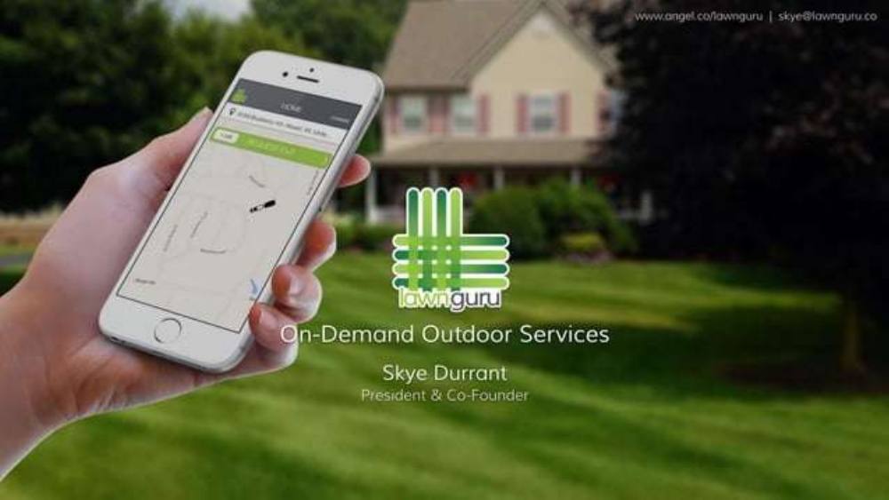 Lawnguru pitch deck, cover slide