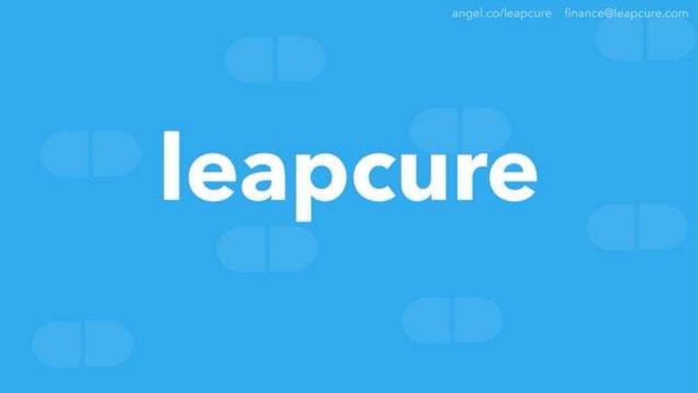Leapcure pitch deck, cover slide