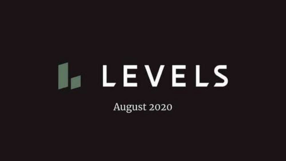 Levels pitch deck, cover slide