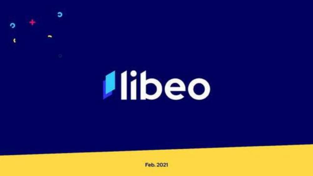 Libeo pitch deck, cover slide