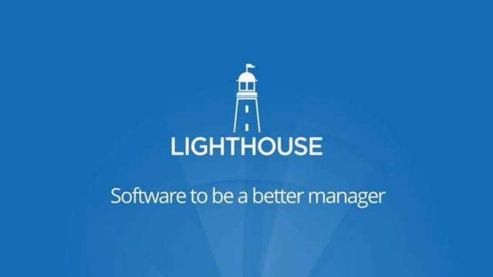 Lighthouse pitch deck, cover slide