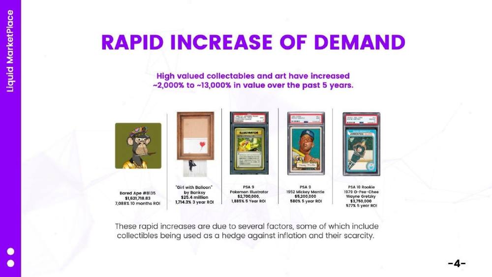 Liquid Marketplace pitch deck, cover slide