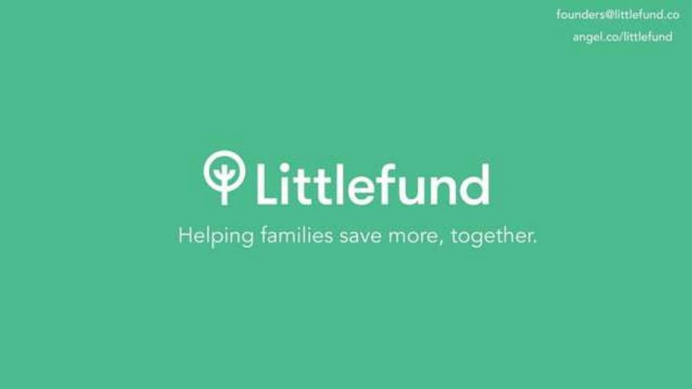 Littlefund pitch deck, cover slide