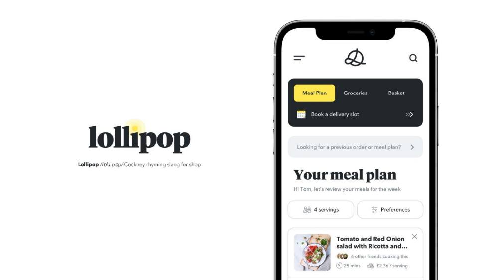 Lollipop pitch deck, cover slide