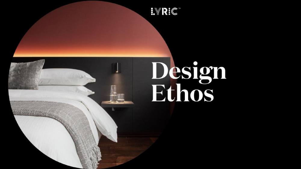Lyric pitch deck, cover slide