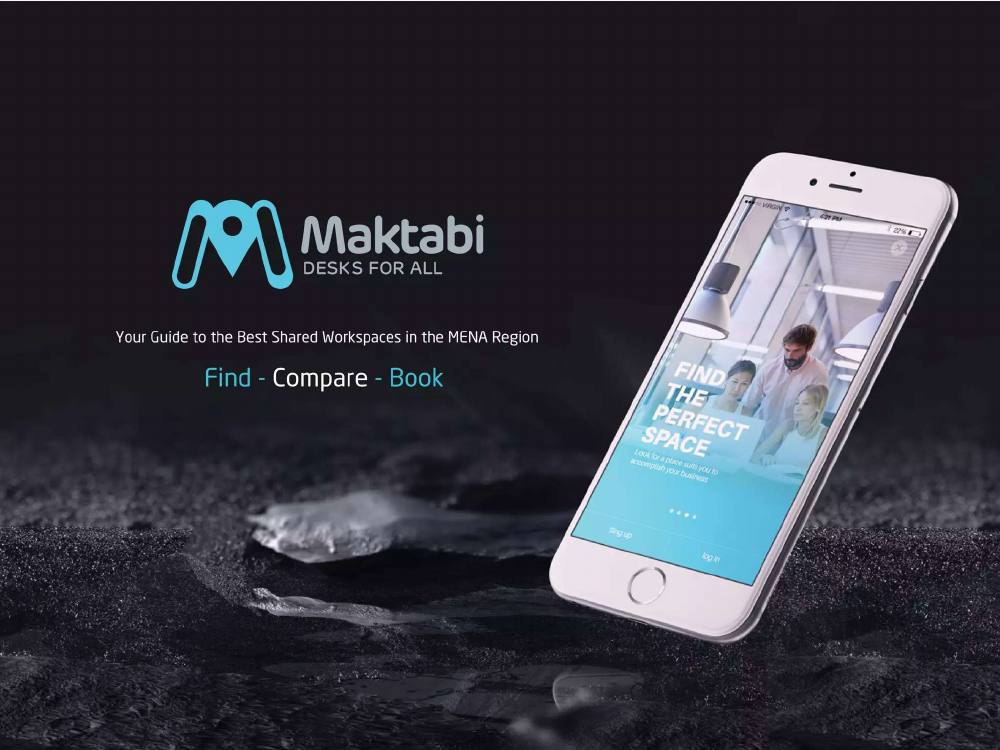 Maktabi pitch deck, cover slide