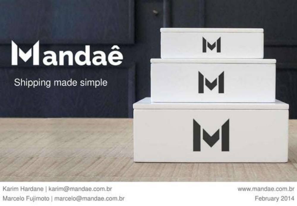 Mandae pitch deck, cover slide