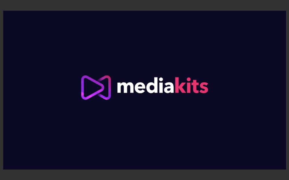 MediaKits pitch deck, cover slide