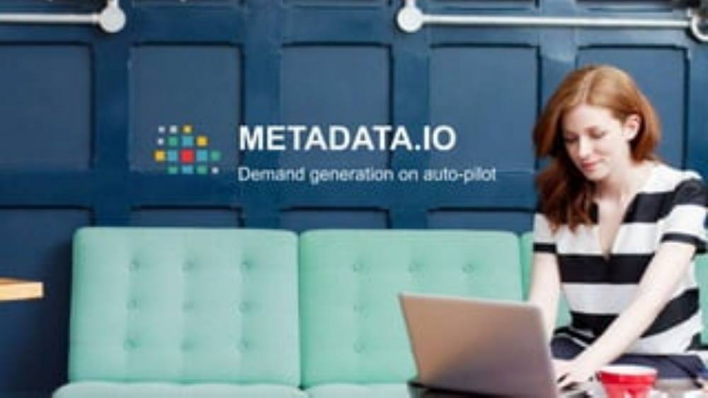 Metadata pitch deck, cover slide