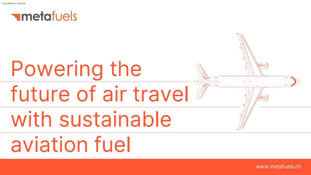 Metafuels pitch deck, cover slide