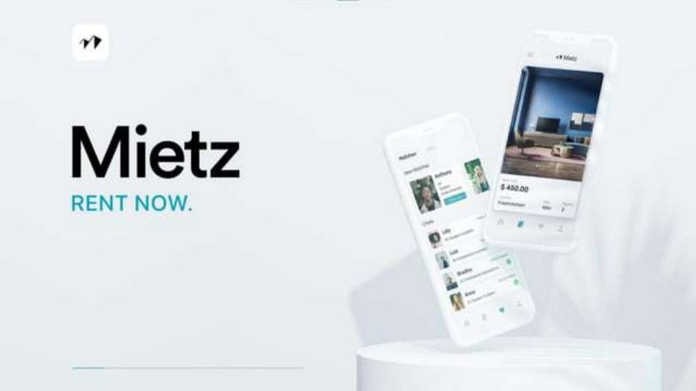 Mietz pitch deck, cover slide