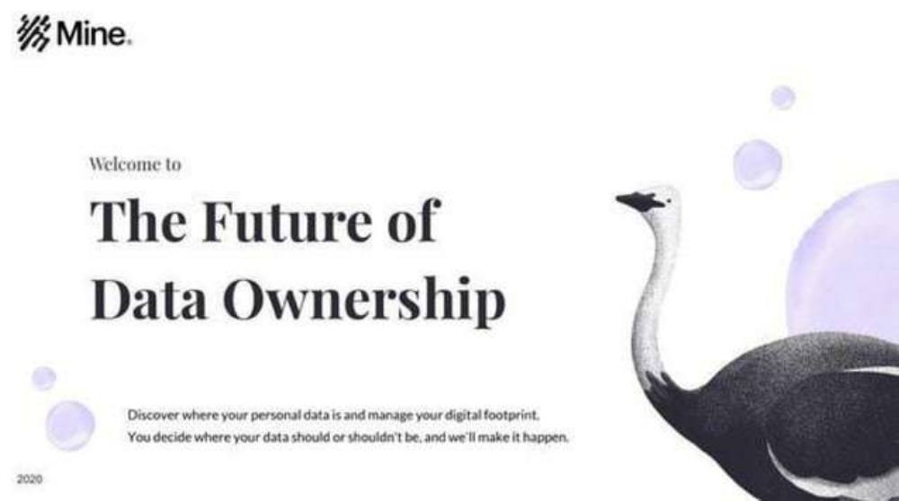 Mine pitch deck, cover slide