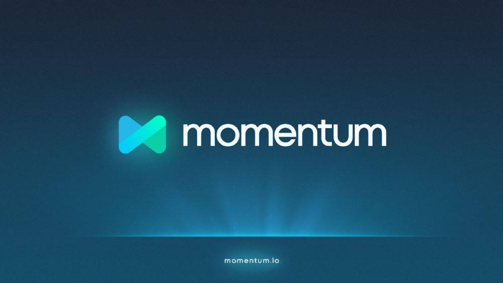 Momentum pitch deck, cover slide