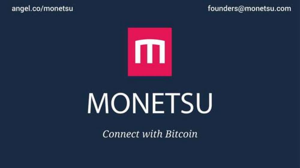 Monetsu pitch deck, cover slide