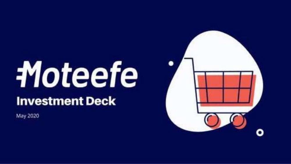 Moteefe pitch deck, cover slide