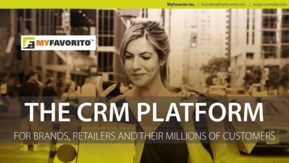Myfavorito pitch deck, cover slide