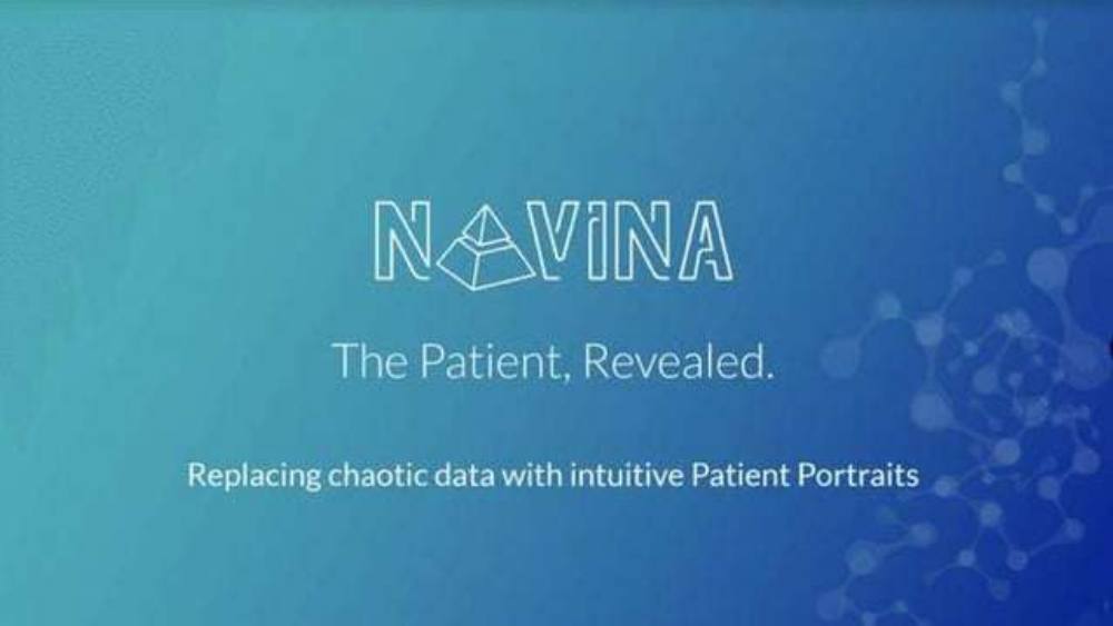 Navina pitch deck, cover slide